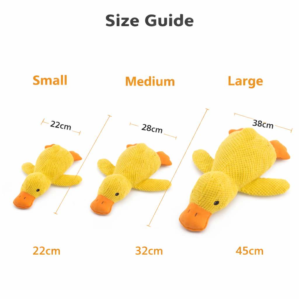 CalmBuddy Duck™ – Anxiety Relief Plush Toy for Dogs