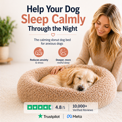 SnuggleNest™ – Calming Bed for Dogs
