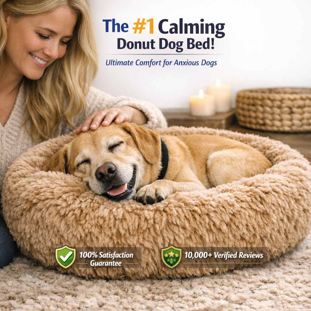 SnuggleNest™ – Calming Bed for Dogs