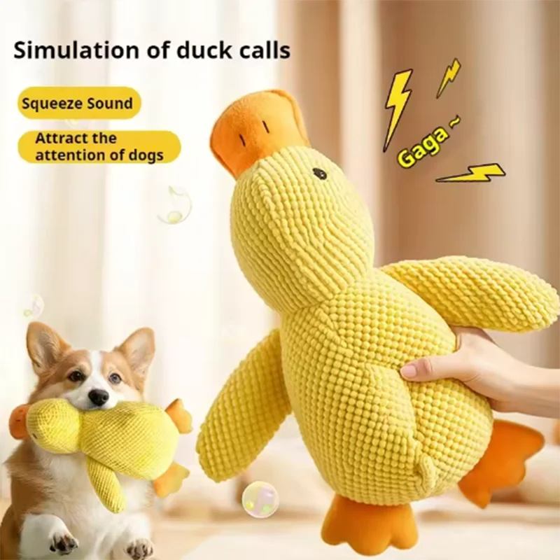 CalmBuddy Duck™ – Anxiety Relief Plush Toy for Dogs
