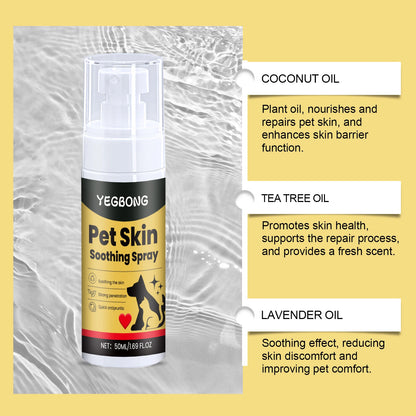 YEGBONG 50ml Pet Skin Relief Spray – Calming Care for Dogs & Cats